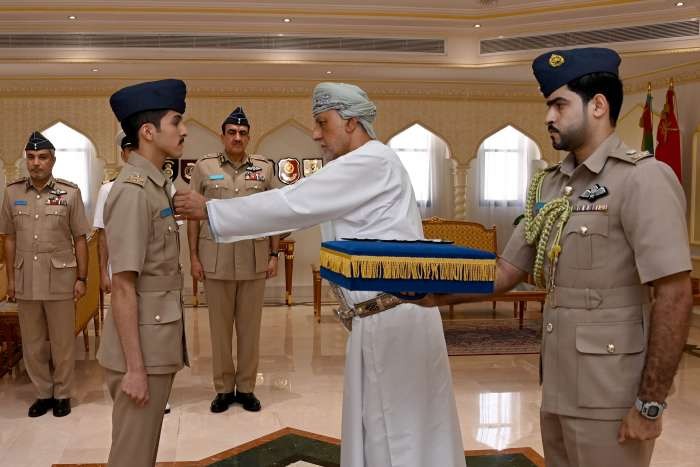 Sayyid Shihab Pins Aviation Wings On RAFO Pilot Officers