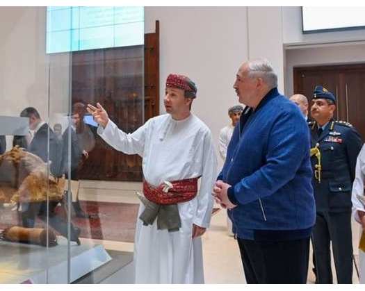 President Of Belarus Visits National Museum