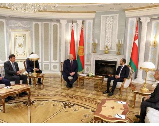 Belarusian President Receives HH Sayyid Theyazin