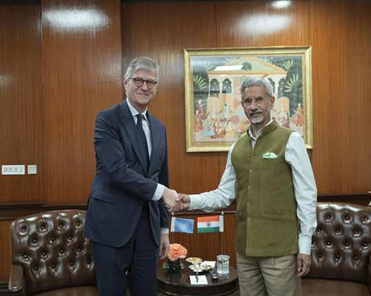 Indian EAM Jaishankar Meets UN USG, Reviews Indian Contribution To UN Peacekeeping