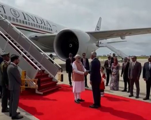 Indian PM Modi Arrives In Maldives, Received By President Muizzu Other Senior Leaders