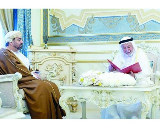 HM The Sultan Sends Message To Ruler Of Sharjah