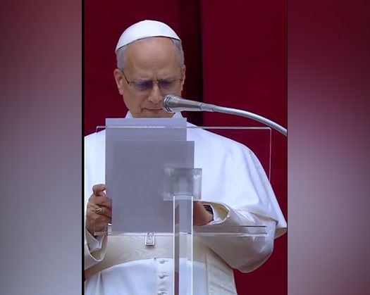 Pope Leo XIV Welcomes India-Pakistan Ceasefire In His First Sunday Address