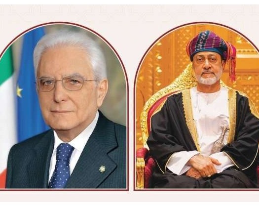 HM The Sultan Greets President Of Italy