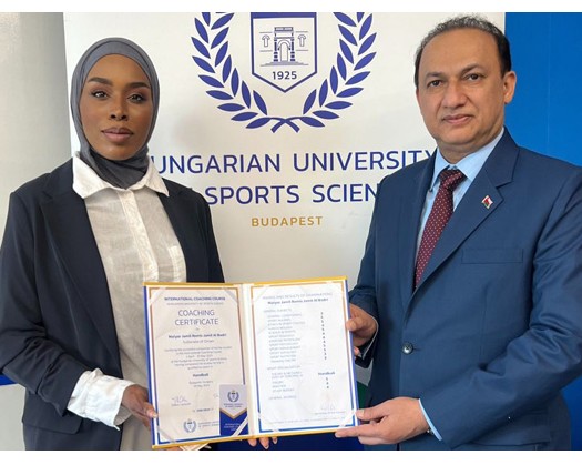 National Coach Mayar Al-Badri Completes International Coaching Course In Hungary