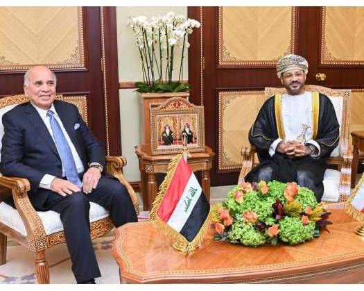 Oman's Foreign Minister, Iraqi Counterpart Discuss Bilateral Cooperation