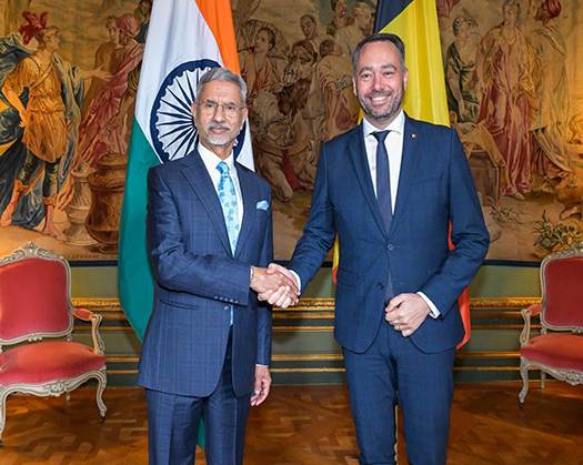 Indian Foreign Minister Welcomes Belgium's Support And Solidarity In Combatting Terrorism