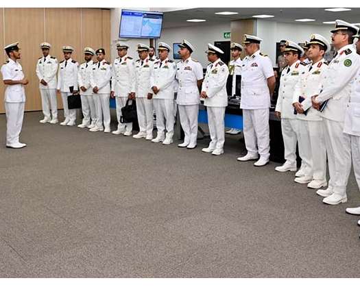 Saudi Military Official Visits Maritime Security Centre