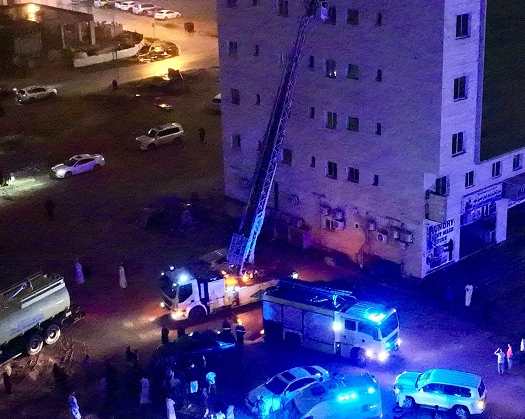 CDAA Teams Rescue 8 From Dhofar Building Fire
