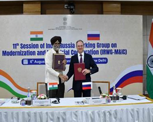India, Russia Sign Protocol To Deepen Industrial And Technological Cooperation
