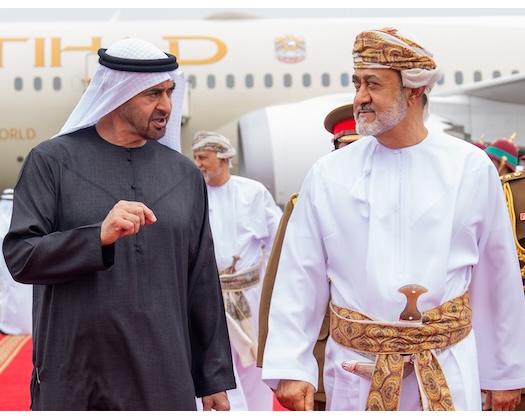 HM The Sultan Leads Welcoming Party For UAE President In Salalah