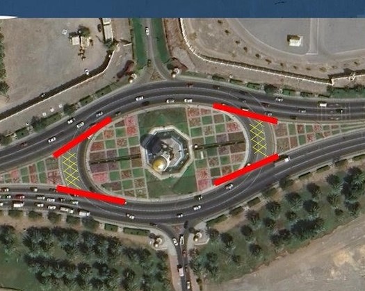 ROP Announces Traffic Changes At Al Zulfa Roundabout