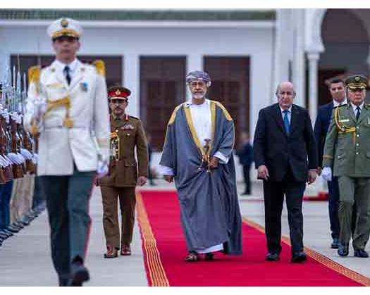 His Majesty Leaves Algiers After A Two-Day State Visit