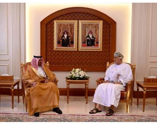 HH Sayyid Shihab Receives Saudi Ambassador